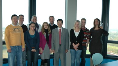 Gruppenfoto von Studierenden aus dem Studiengang Wirtschaftsrecht, LL.B. 