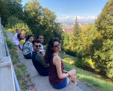 Ausflug Studierende in Neckarsteinach